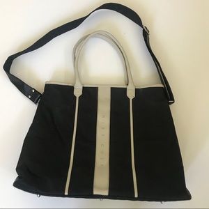 Nike Golf Tote Bag Black Ivory Purse Travel Bag